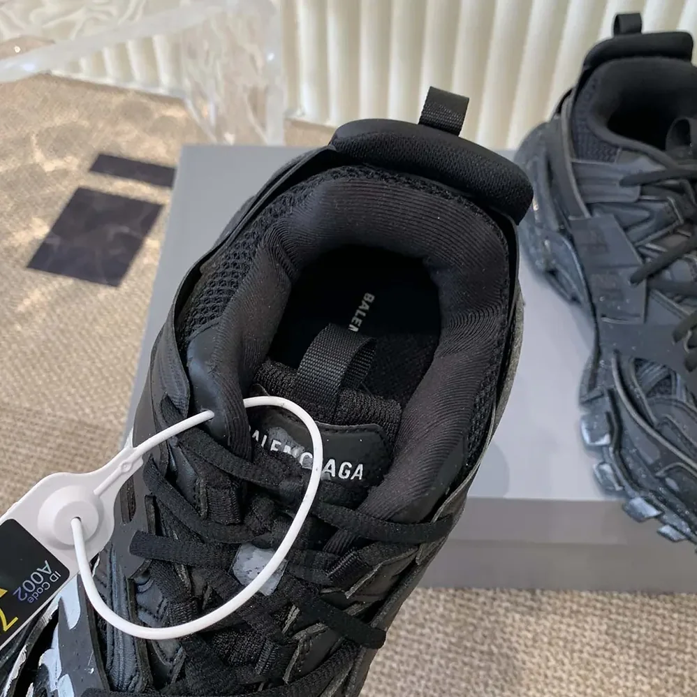 Balenciaga Track Signature Sneaker in Black and White for Unisex Balenciaga Track Signature Sneaker in Black and White for Unisex
