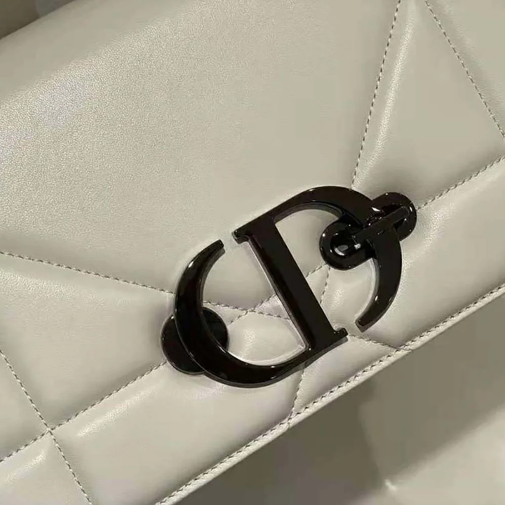 Dior 30 Montaigne Chain Bag with Handle Latte Maxicannage Lambskin for Women Dior 30 Montaigne Chain Bag with Handle Latte Maxicannage Lambskin for Women