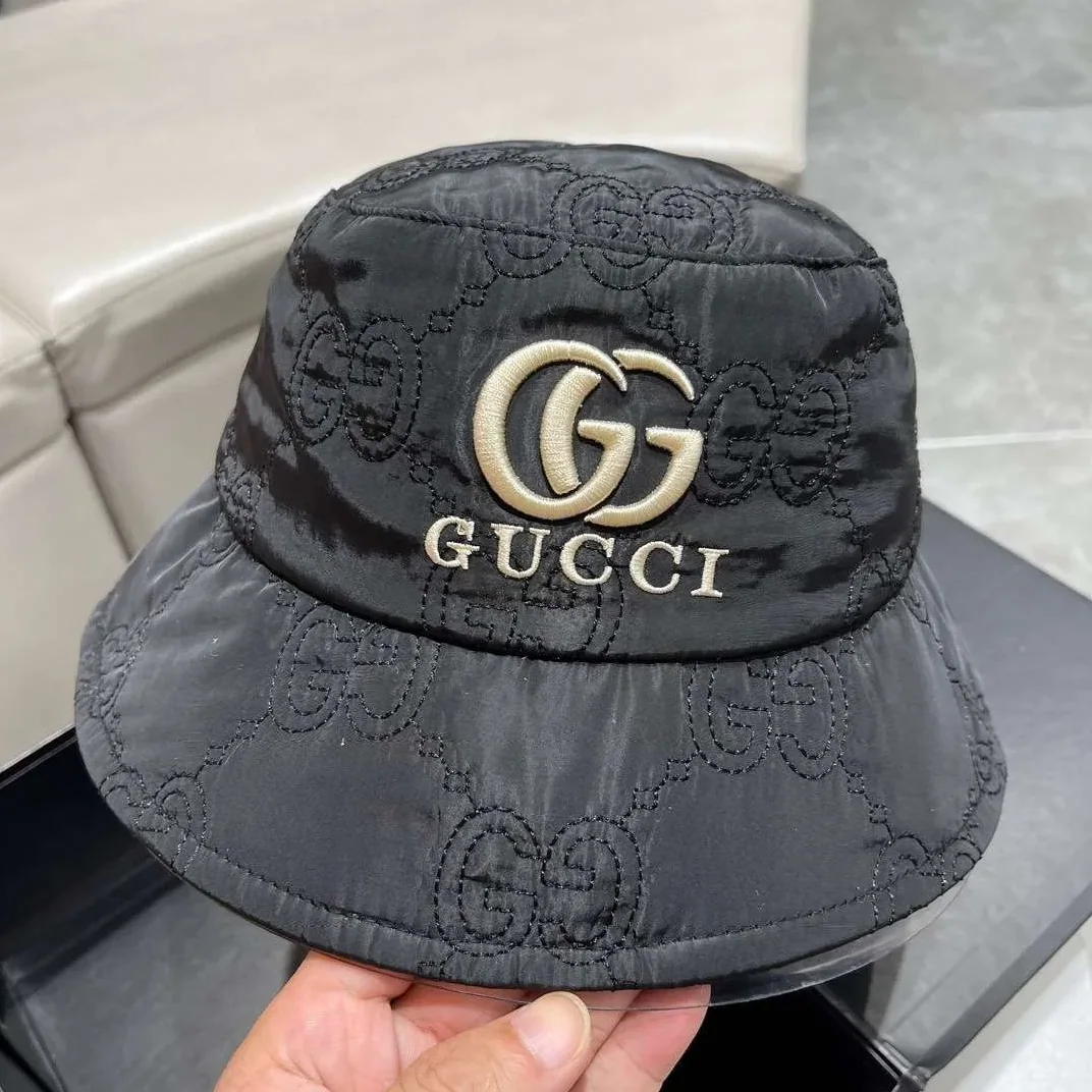 Gucci Quilted Bucket Hat Black Gucci Quilted Bucket Hat Black