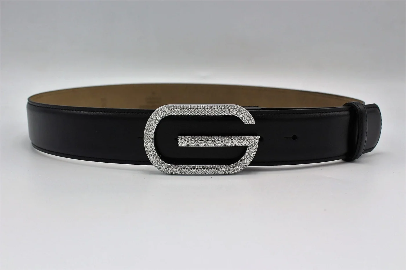 Amazing Diamond SiAmazinger Buckle Leather Belt