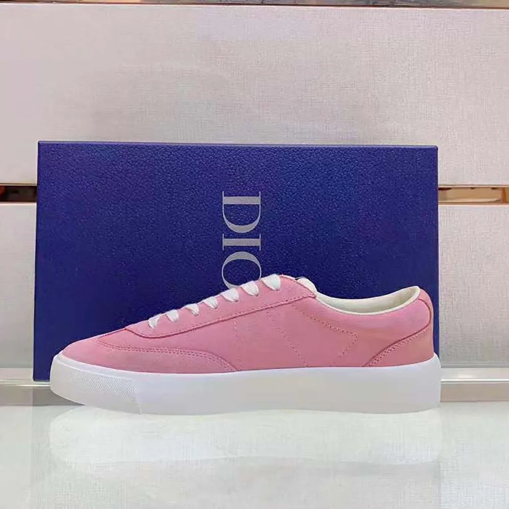 Dior B101 Sneaker Pink Nubuck Calfskin for Men Dior B101 Sneaker Pink Nubuck Calfskin for Men