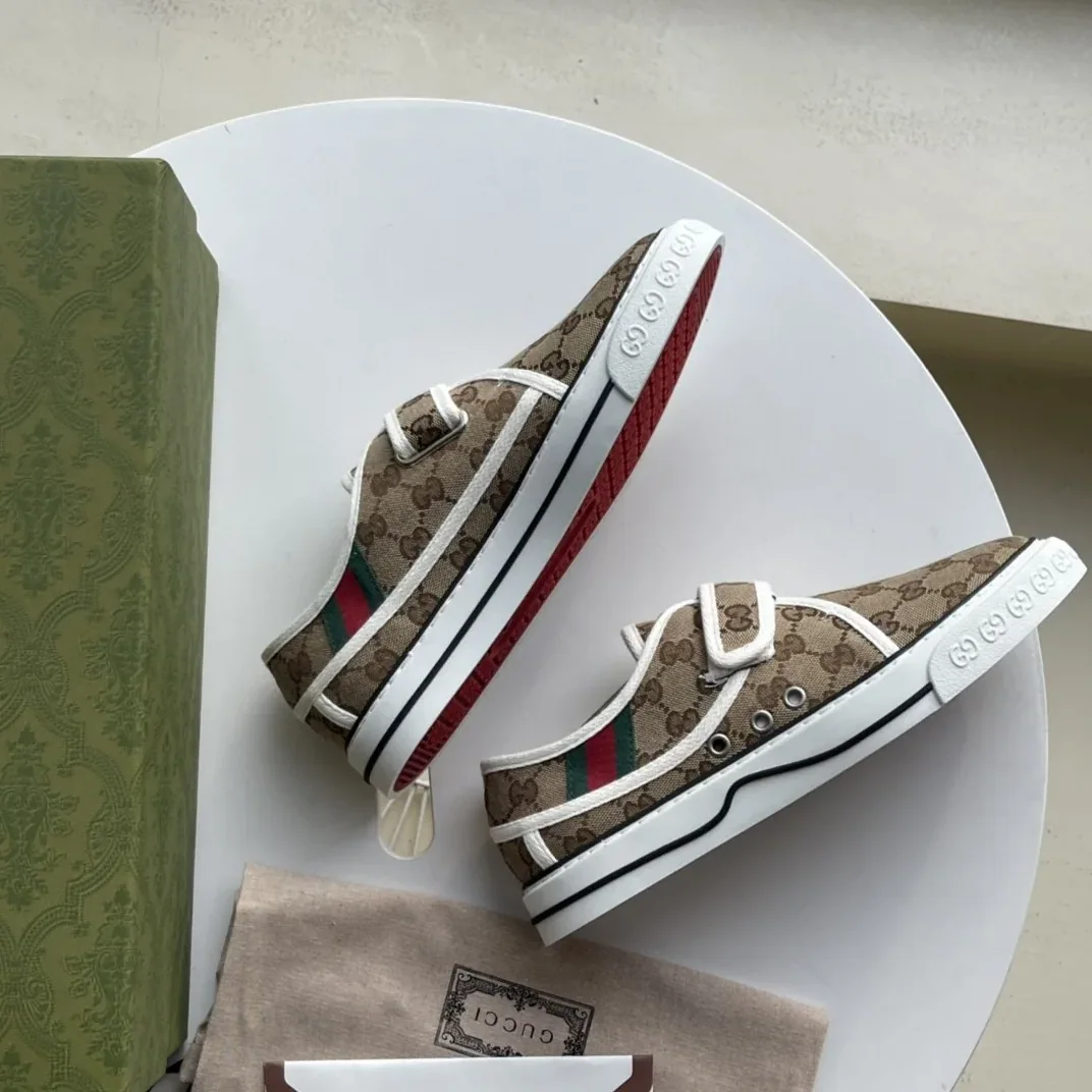 Gucci Tennis 1977 Sneaker Brown Red for Women