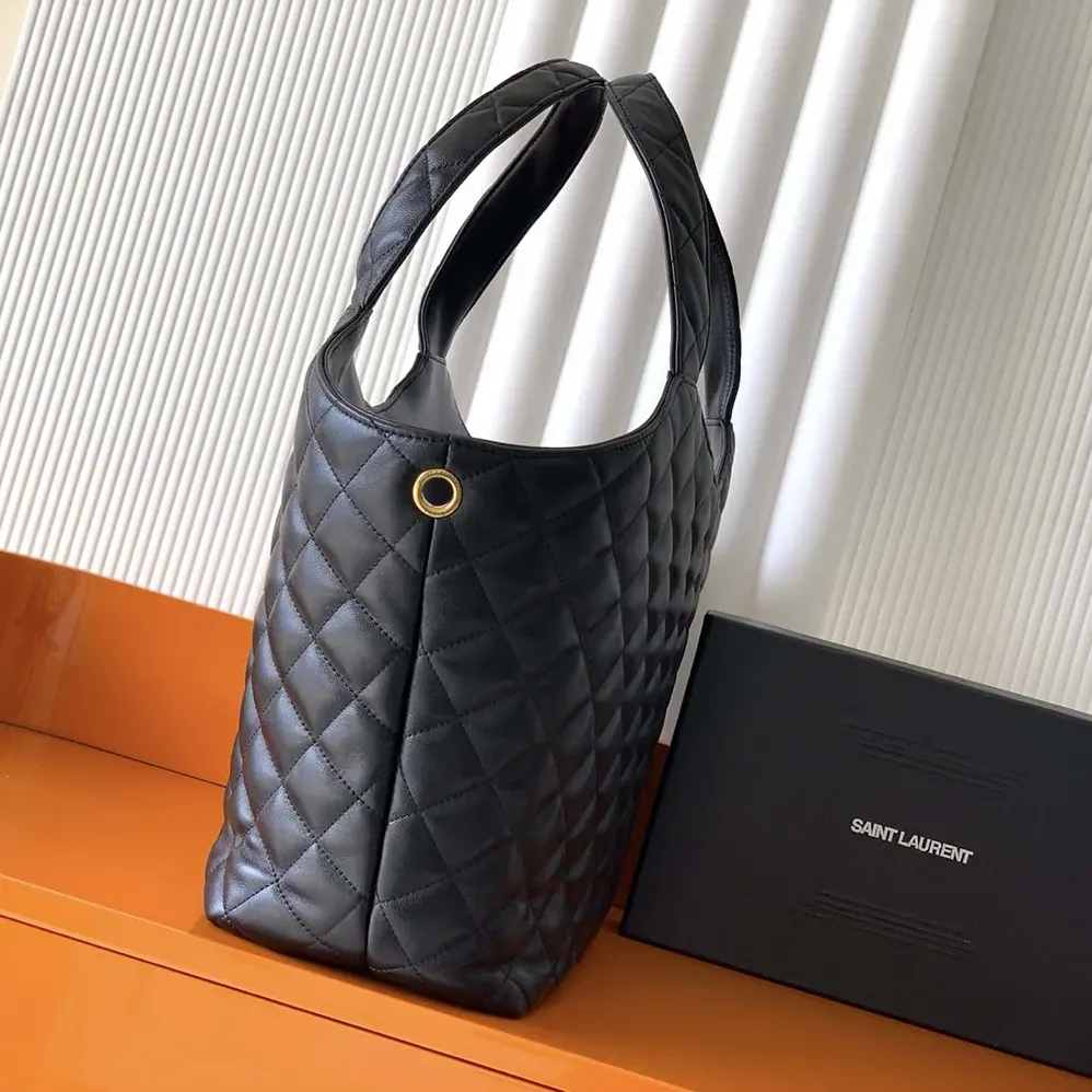 Saint Laurent YSL Icare Medium In Quilted Nappa Black for Women Saint Laurent YSL Icare Medium In Quilted Nappa Black for Women