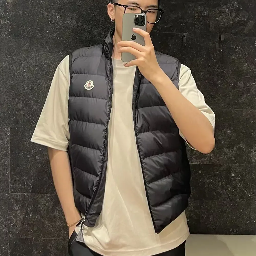 Moncler Rocoque Down Gilet for Men in Black Moncler Rocoque Down Gilet for Men in Black