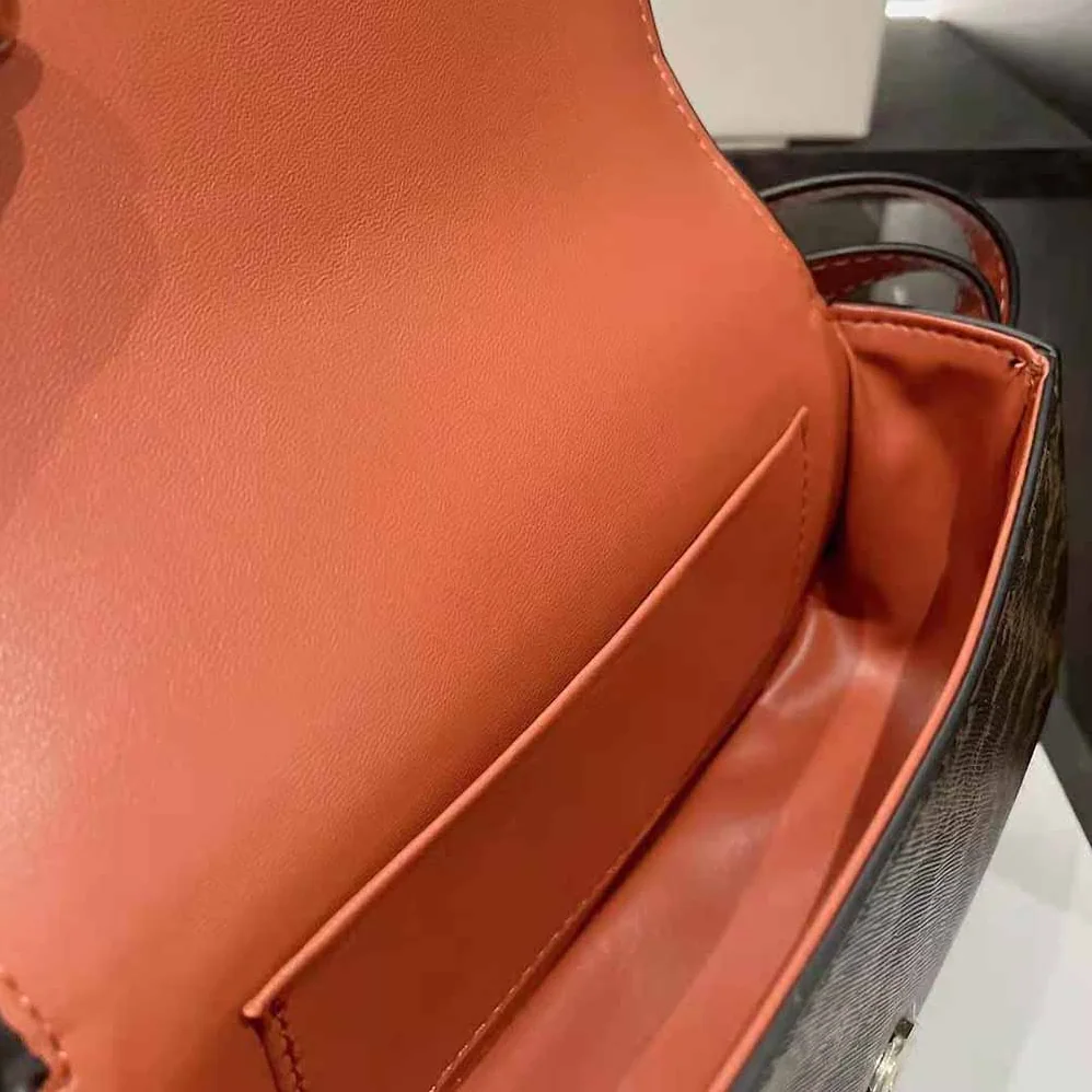 Celine Clutch on Strap in Triomphe Canvas and Calfskin for Women