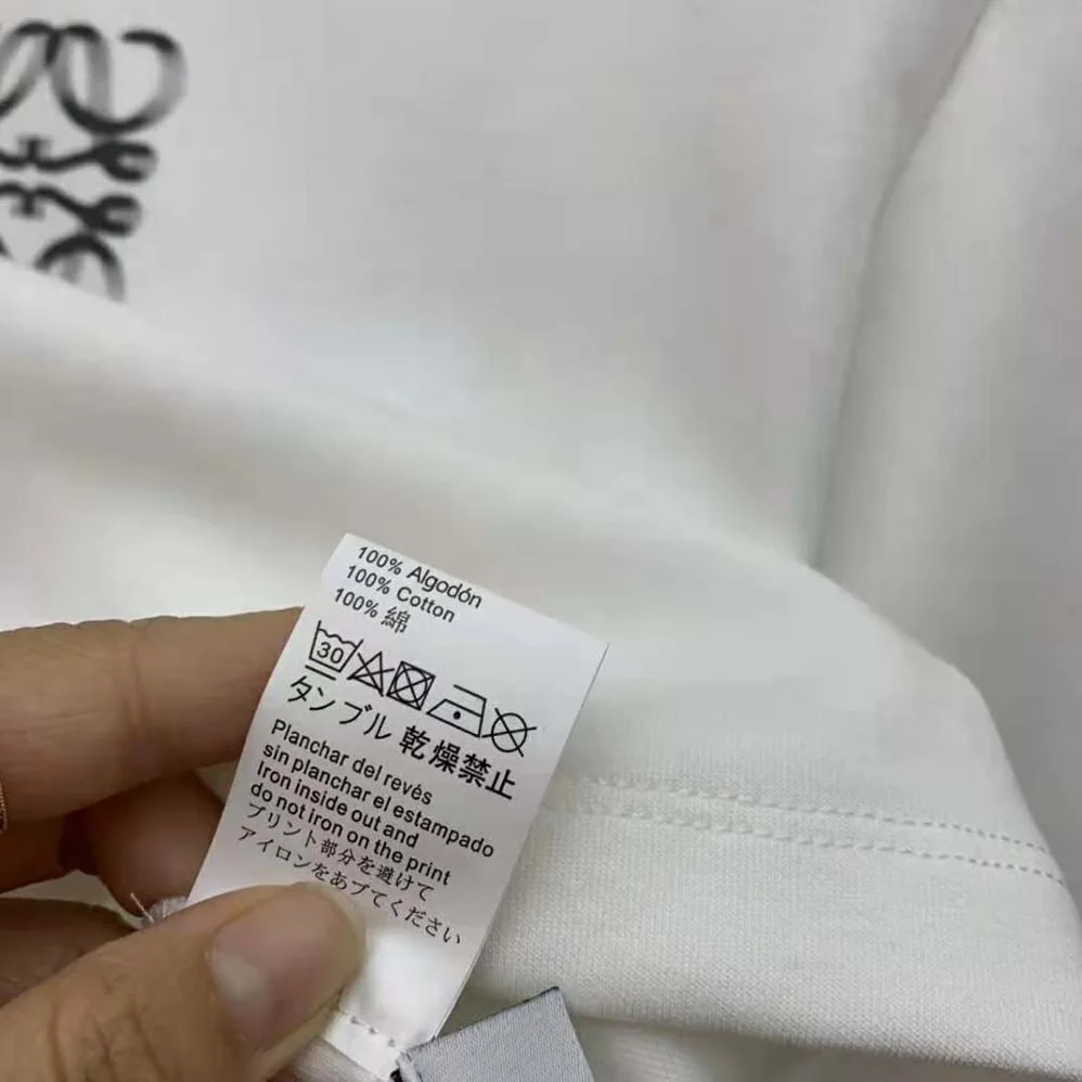 Loewe Cropped T-shirt in Cotton for Women in White