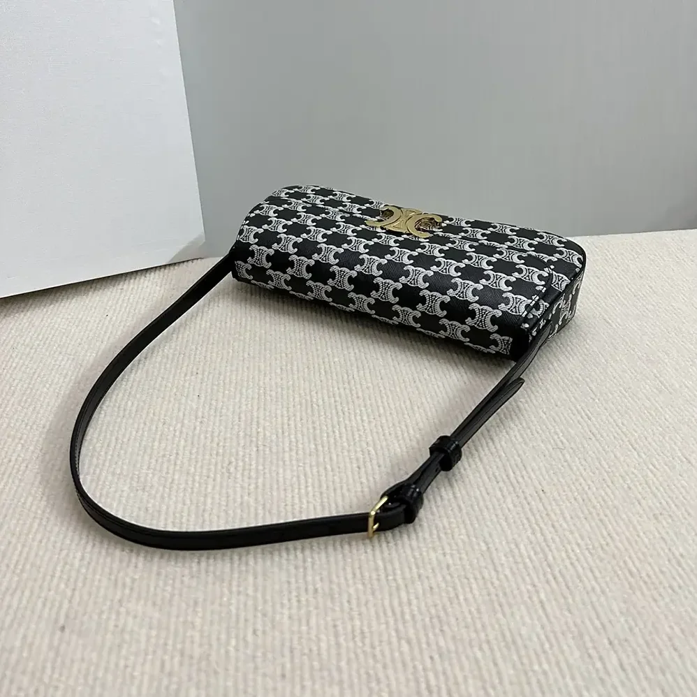 Celine Medium Celine Lola Bag in Triomphe Canvas Two-tone 115532FQO.38NO for Women