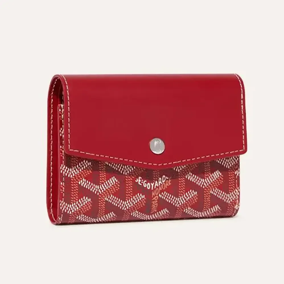Goyard Saint Gabrie Wallet for Unisex in Red Goyard Saint Gabrie Wallet for Unisex in Red