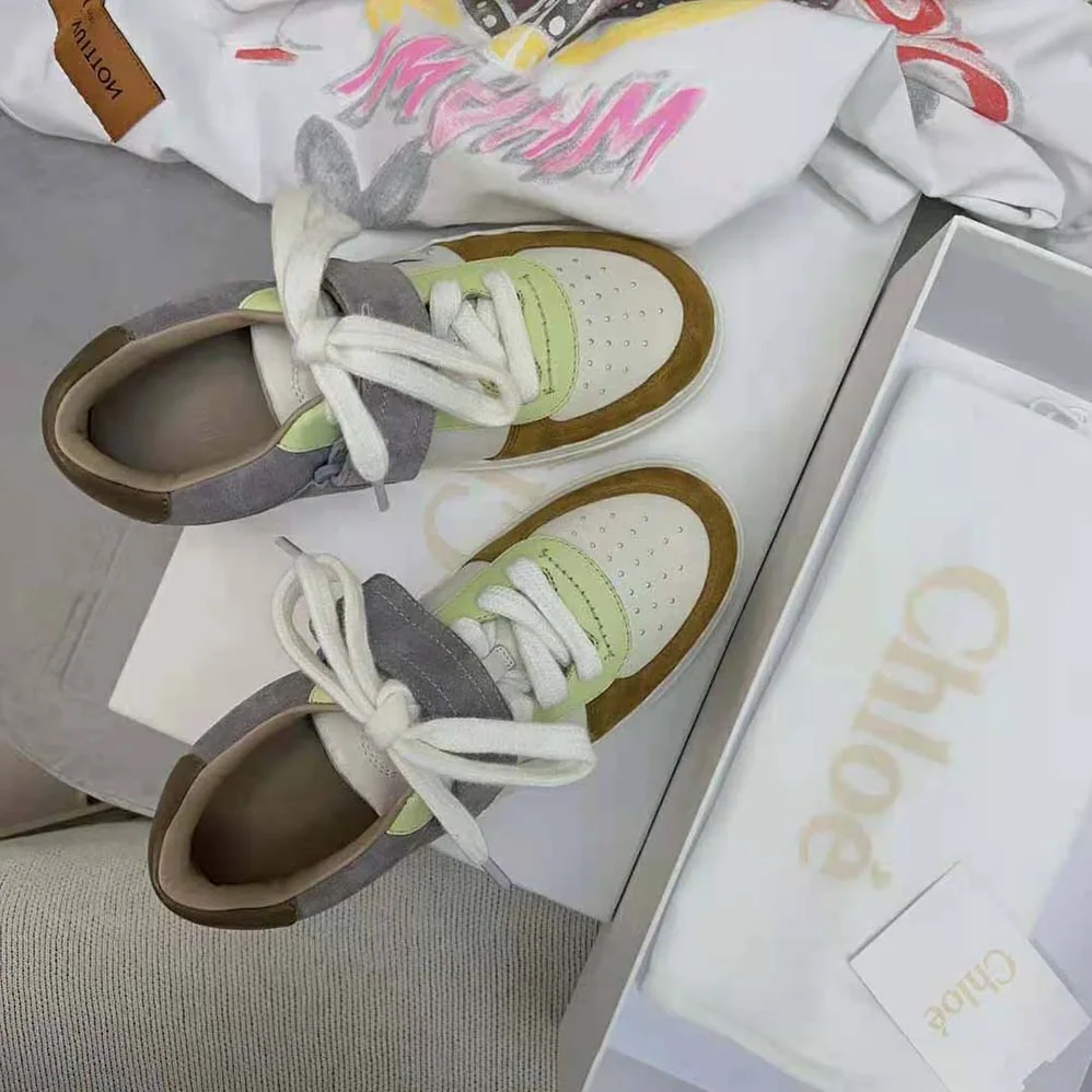 Chloe Lauren Sneaker with Strap for Women in Brown Chloe Lauren Sneaker with Strap for Women in Brown