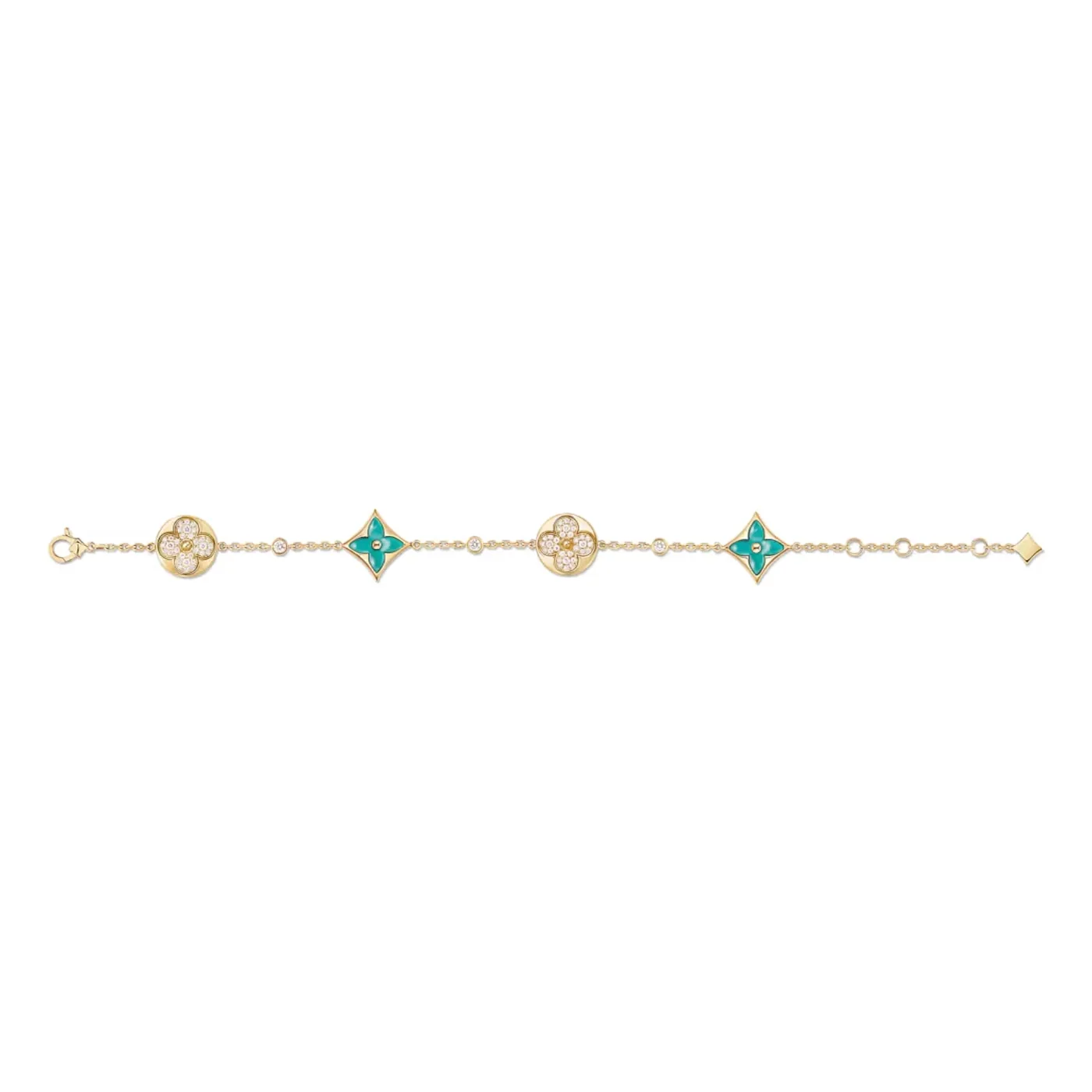 Louis Vuitton Color Blossom BB Multi-Pattern Bracelet Gold in Toned Louis Vuitton Color Blossom BB Multi-Pattern Bracelet Gold in Toned