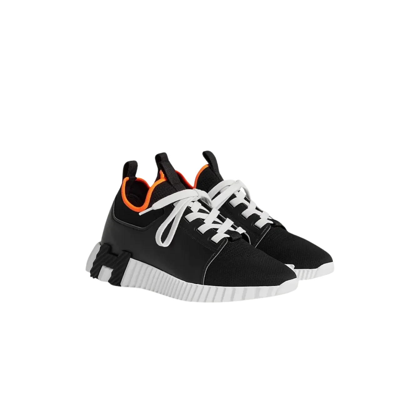 Hermes Depart Slip in On Sneakers Black