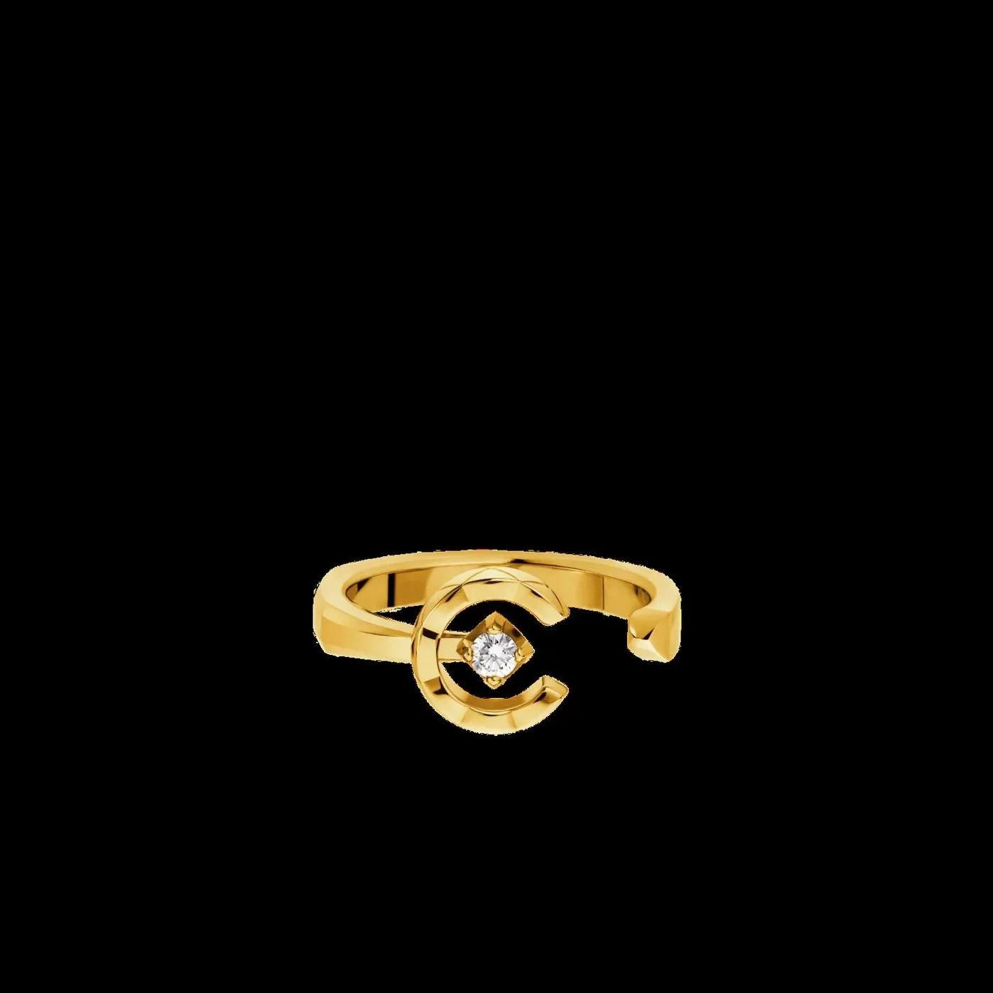 Chanel Coco Ring Gold Hardware