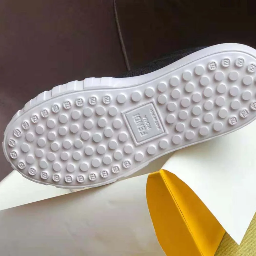 Fendi Force Black Fabric Low for Women in Top Sneakers Fendi Force Black Fabric Low for Women in Top Sneakers