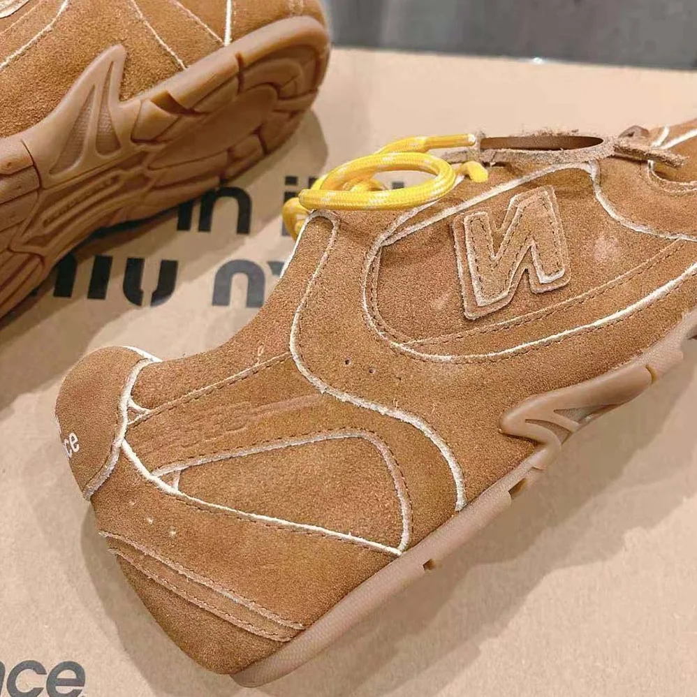 Miu Miu New Balance X Miu Miu 530 SL Suede Sneakers for Women in Brown Miu Miu New Balance X Miu Miu 530 SL Suede Sneakers for Women in Brown