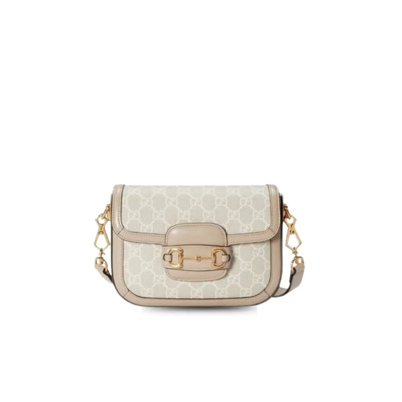 Gucci Horsebit 1955 GG Mini Bag Beige
