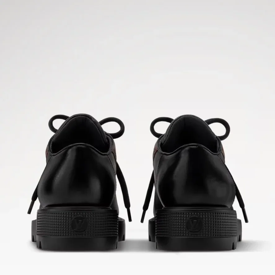 Louis Vuitton District Derby Flat Loafer Black 1AIBY5