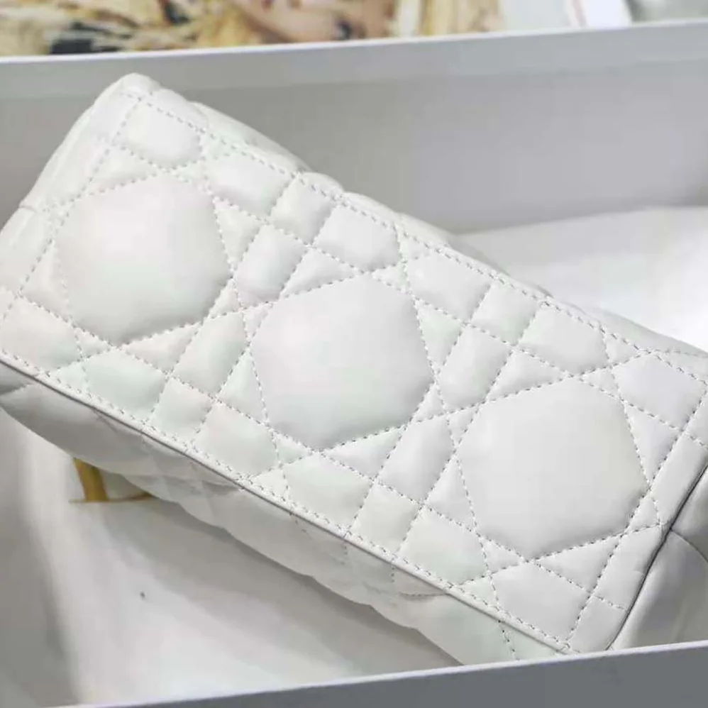 Dior Medium Diortravel Nomad Pouch Latte Macrocannage Calfskin for Women Dior Medium Diortravel Nomad Pouch Latte Macrocannage Calfskin for Women