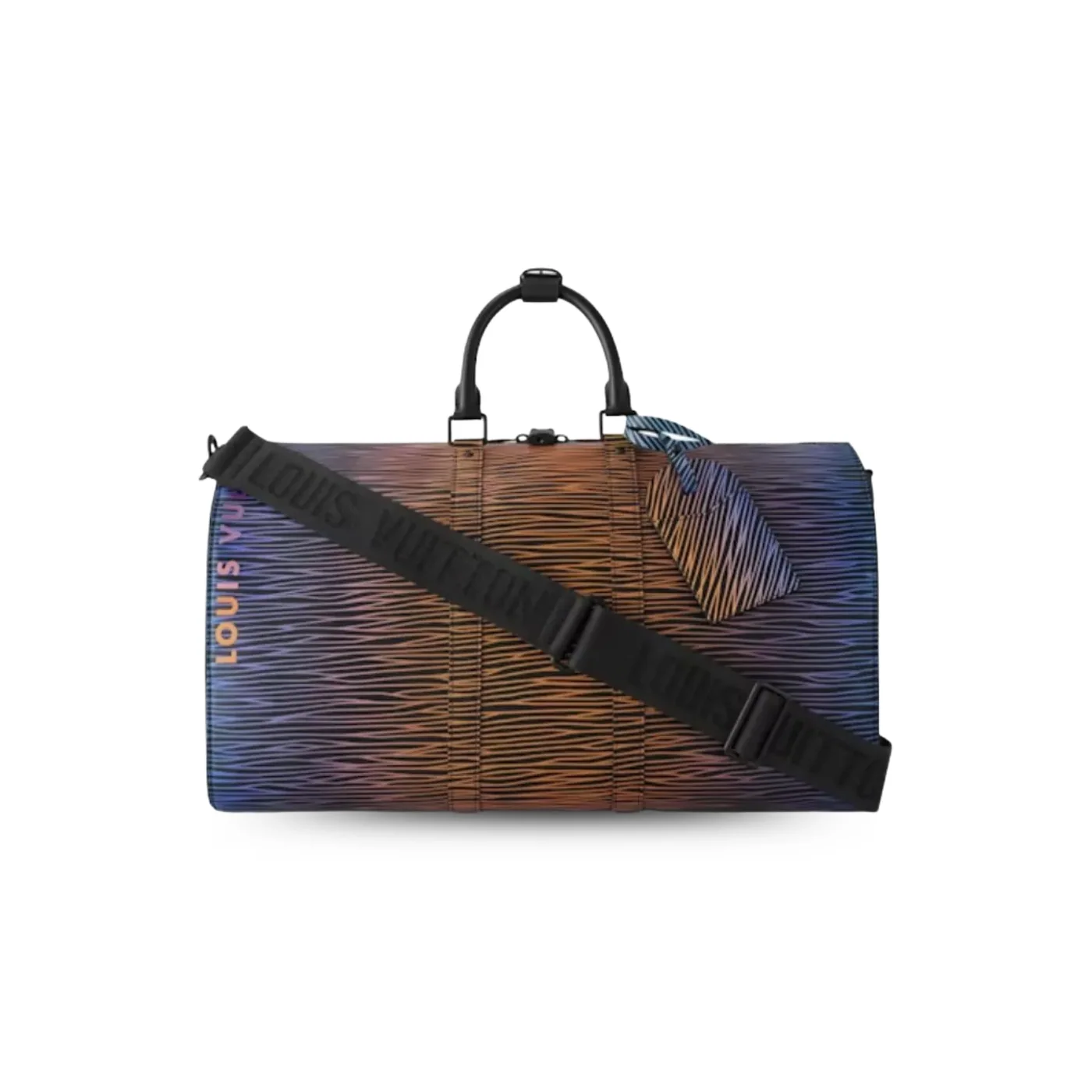 Louis Vuitton Keepall Bandouliere 50 Travel Bag / Gradient Electric Sun Black Hardware Louis Vuitton Keepall Bandouliere 50 Travel Bag / Gradient Electric Sun Black Hardware