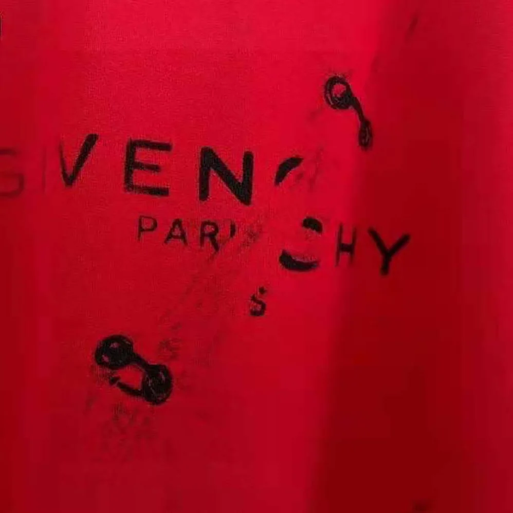 Givenchy Oversized T-Shirt with Trompe-L oeil Effect for Men in Red