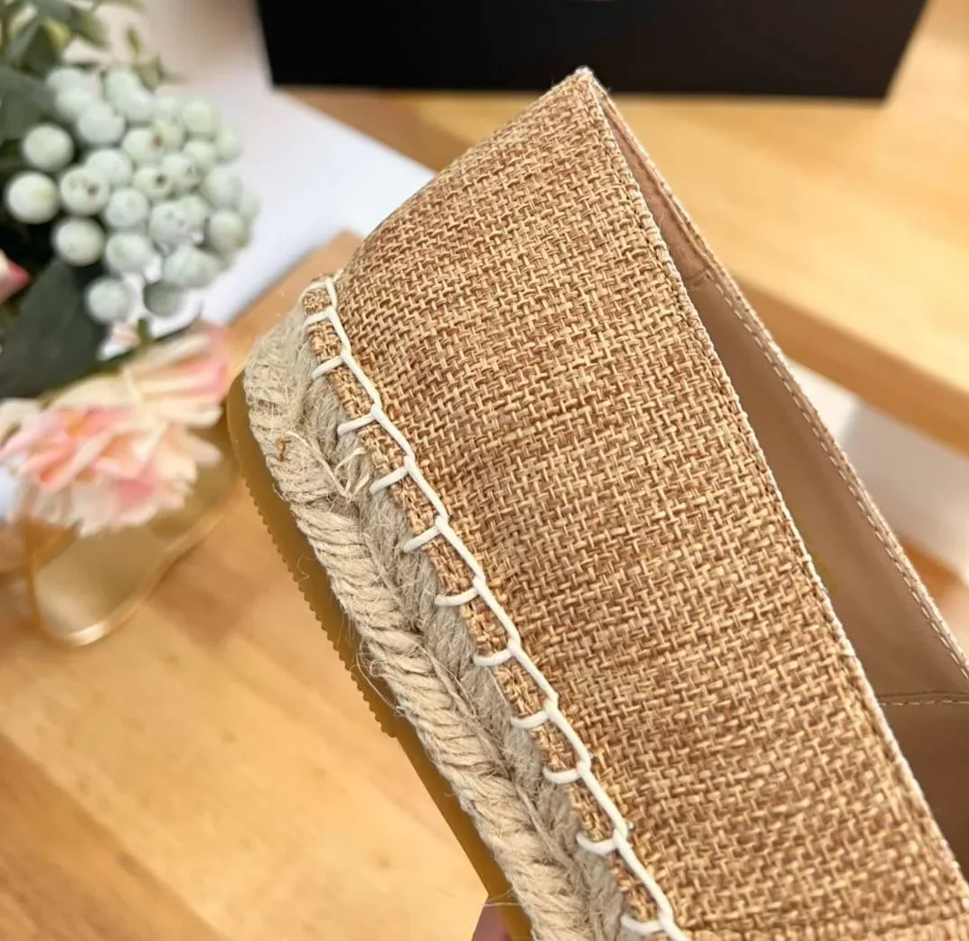 Prada Linen Espadrilles Brown Prada Linen Espadrilles Brown