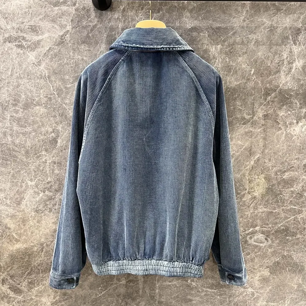 Miu Miu Washed Corduroy Blouson Jacket for Women