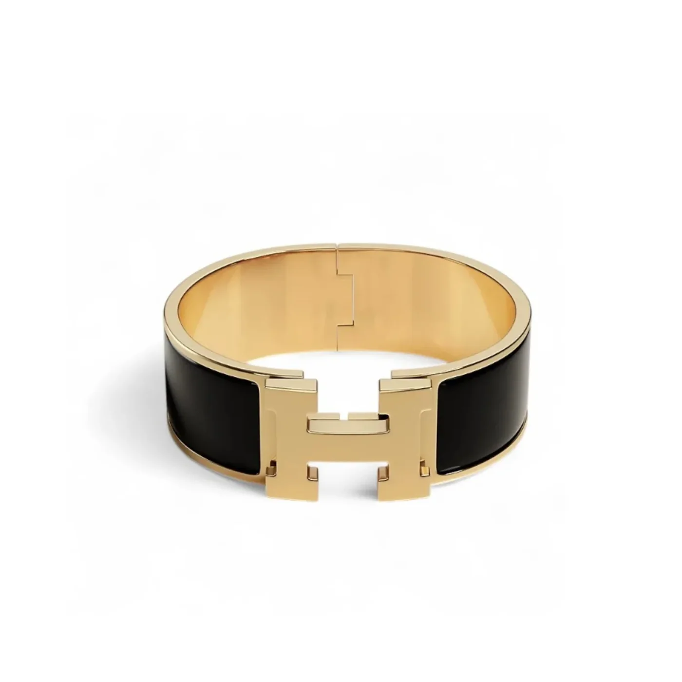 Hermes Clic Clac H Bracelet Noir 01PM