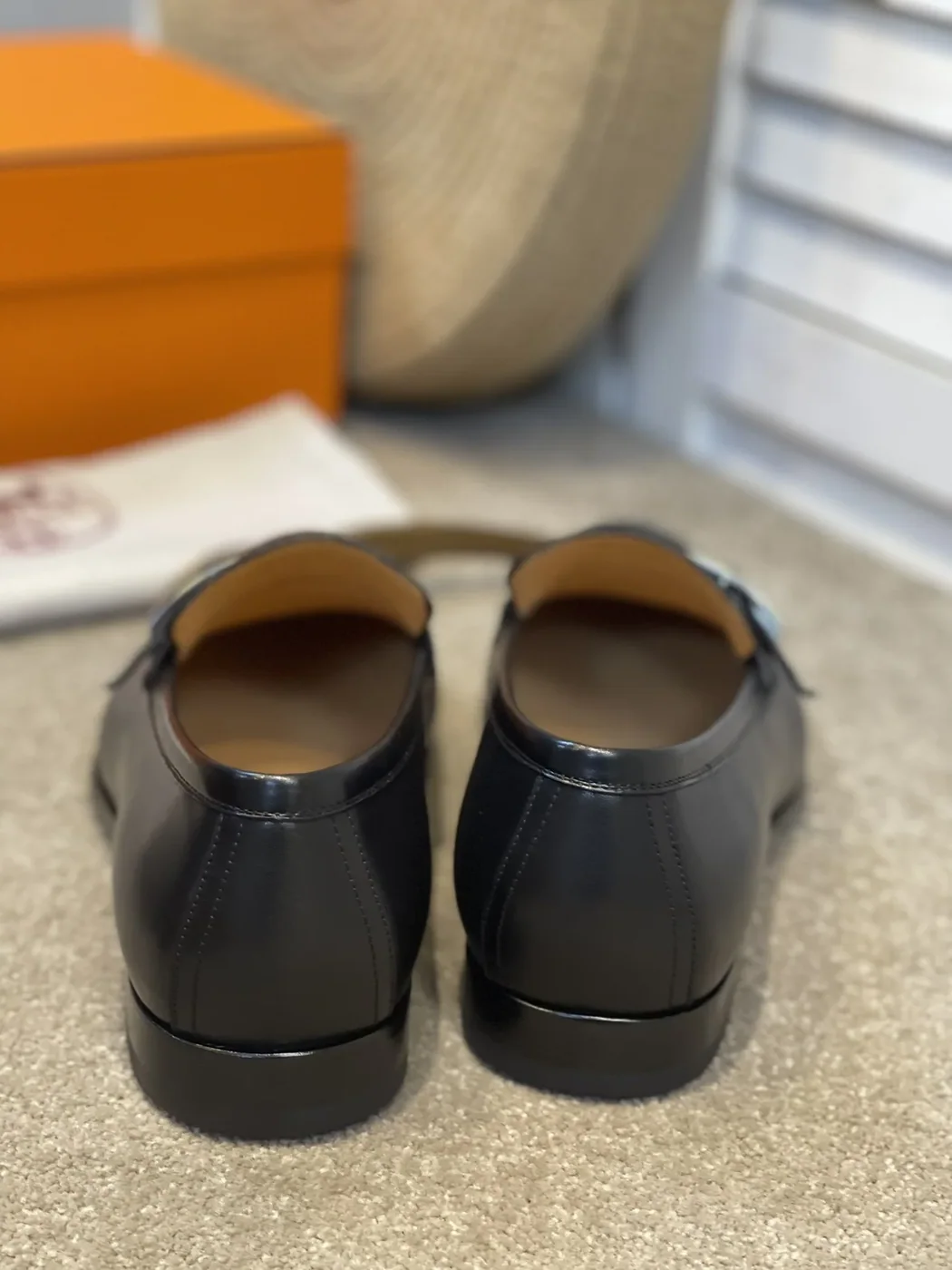 Hermes Monterey Loafer Black Hermes Monterey Loafer Black