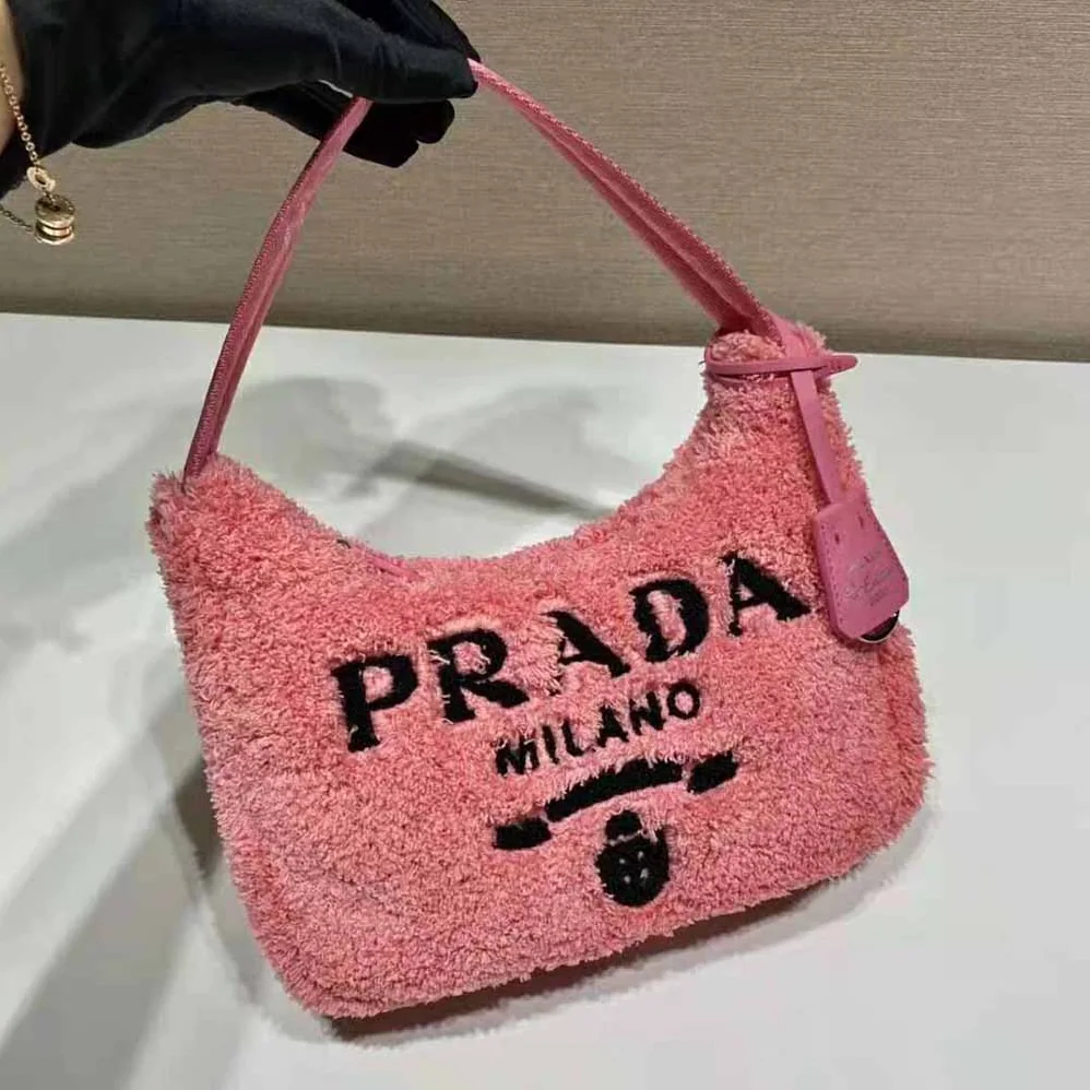 Prada Re-Edition 2000 Terry Mini-Bag for Women in Pink