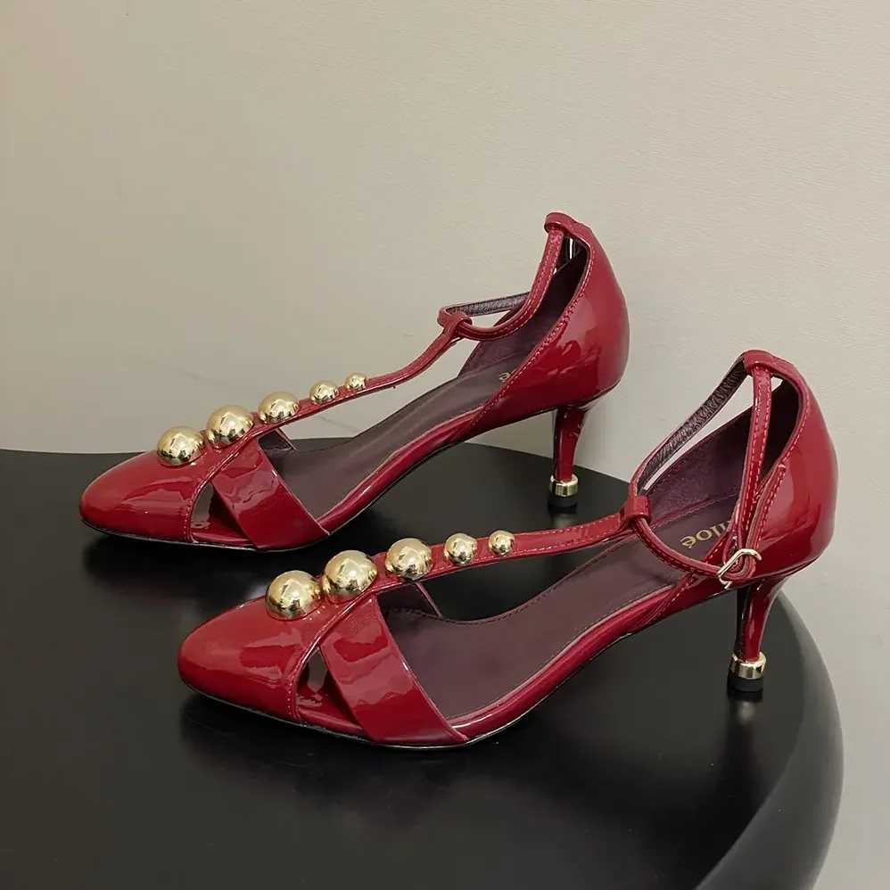 Chloe Cleia Heeled Sandal for Women in Red Chloe Cleia Heeled Sandal for Women in Red