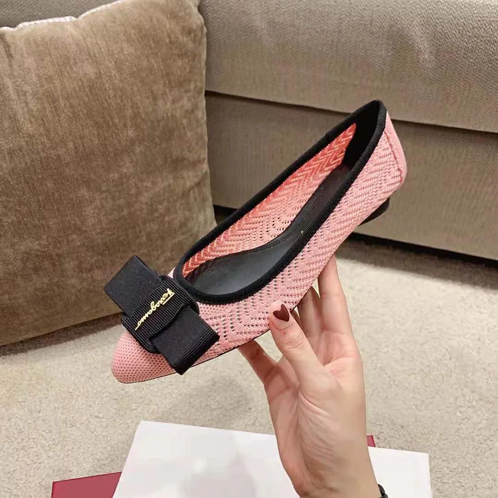 Salvatore Ferragamo Viva Responsible Ballet Flat for Women in Pink Salvatore Ferragamo Viva Responsible Ballet Flat for Women in Pink