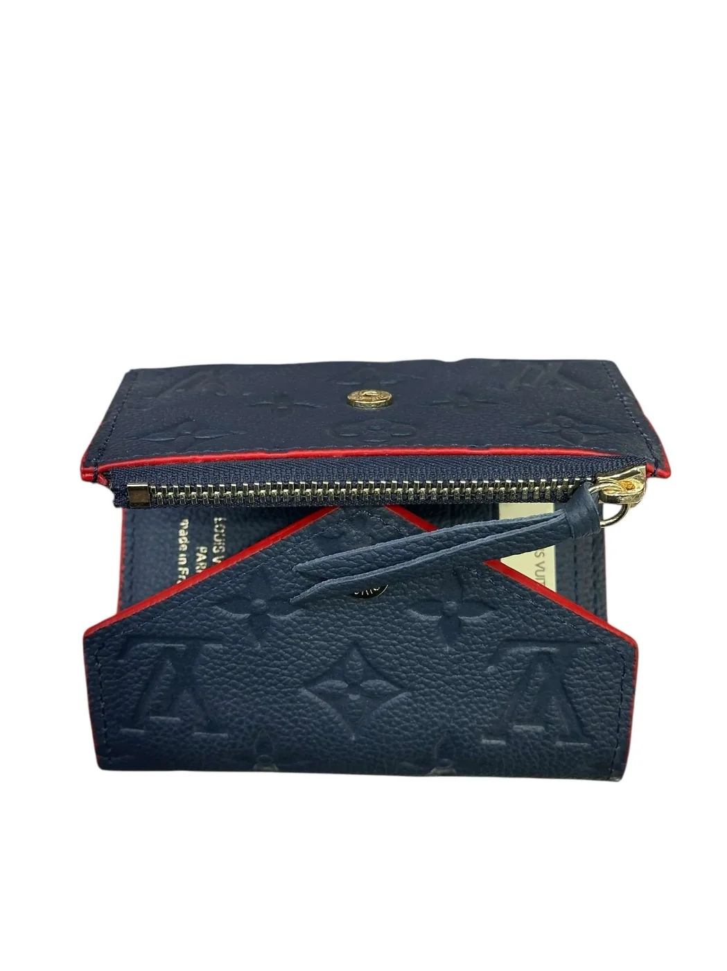 Victorine Wallet Navy Blue Monogram