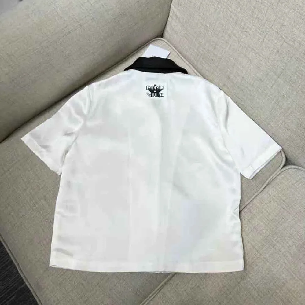 Dior Vibe Blouse White Technical Satin for Women Dior Vibe Blouse White Technical Satin for Women
