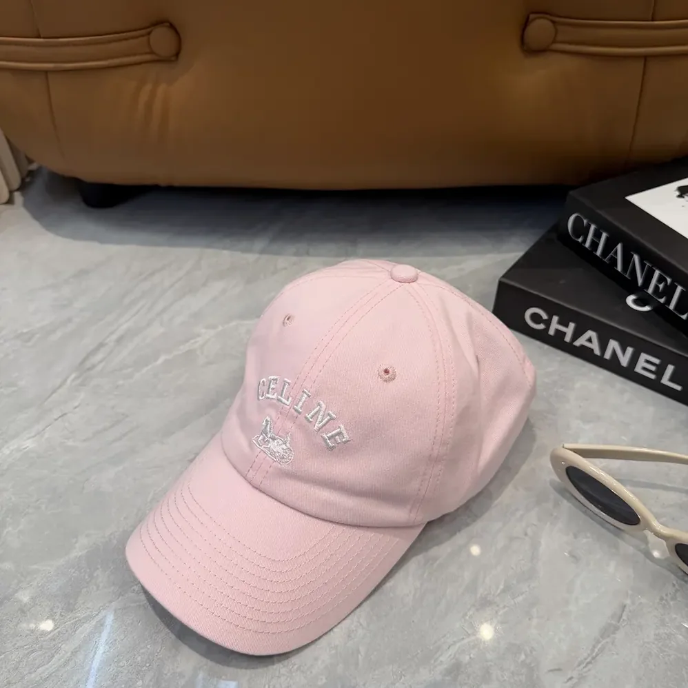 Celine Richelieu Cap In Cotton Twill for Women in Pink Celine Richelieu Cap In Cotton Twill for Women in Pink