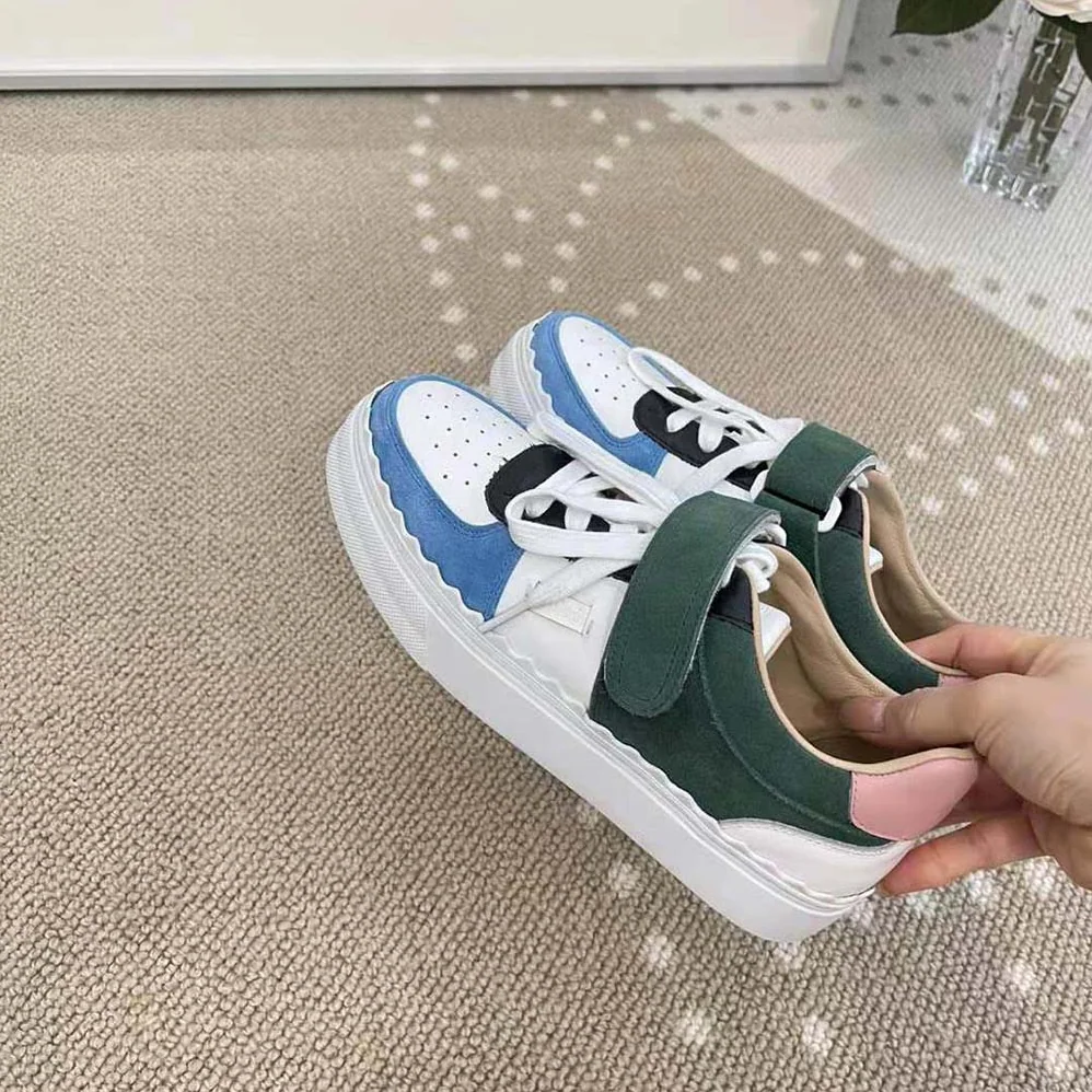 Chloe Lauren Sneaker with Strap for Women in Blue Chloe Lauren Sneaker with Strap for Women in Blue