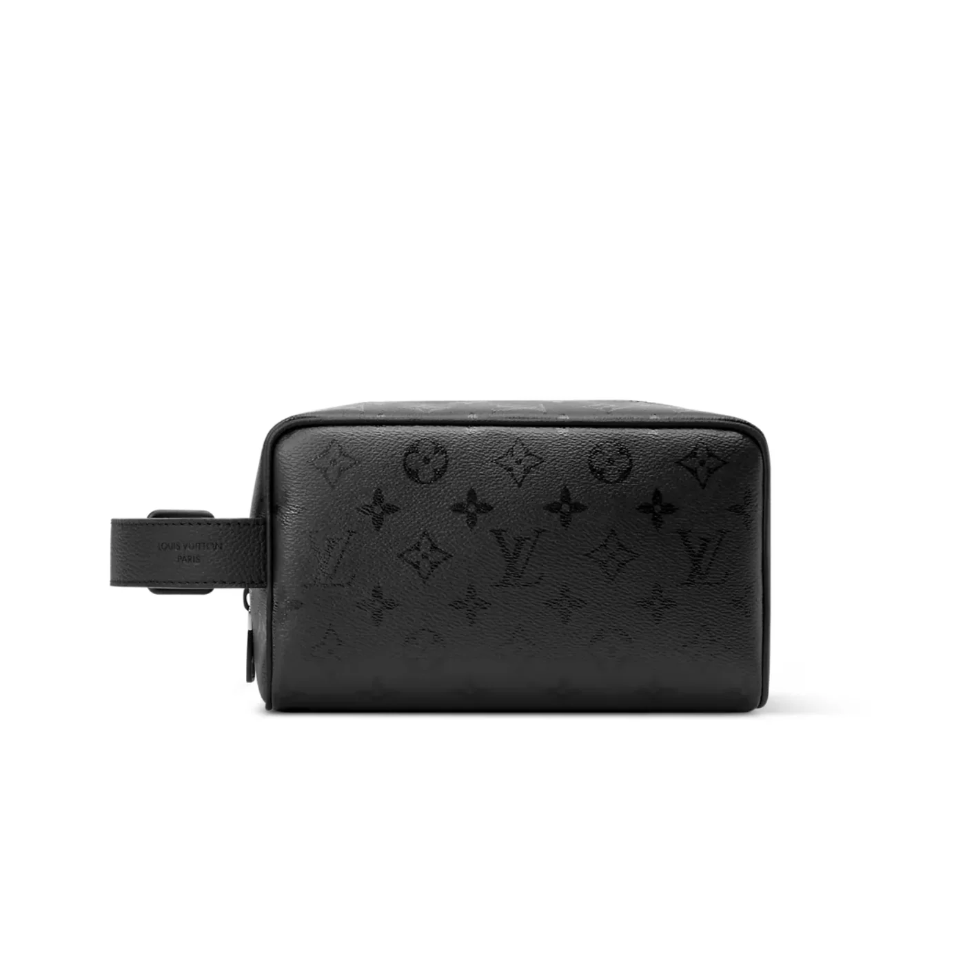 Louis Vuitton Locker Dopp Kit / Black Monogram Midnight Black Hardware