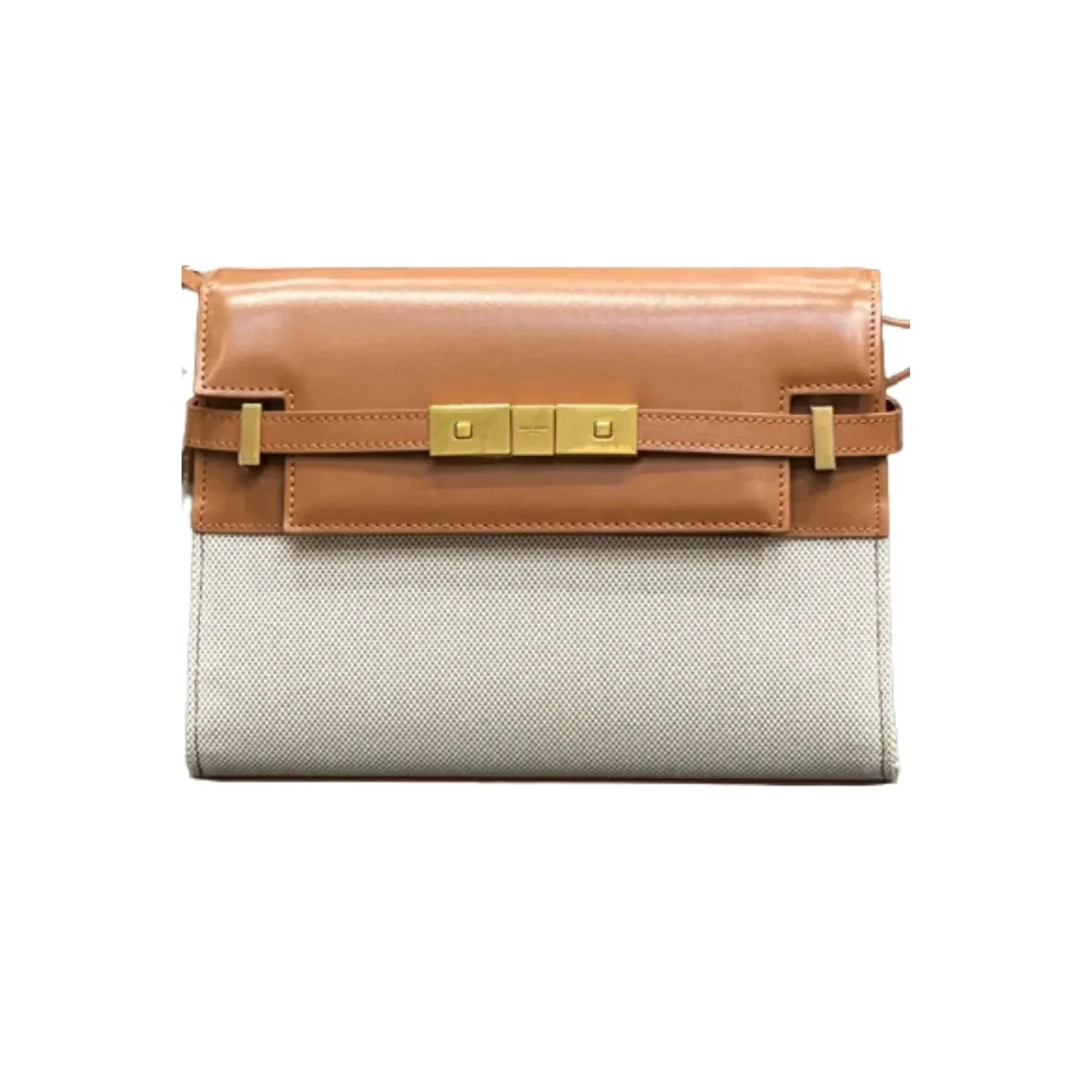 Saint Laurent Manhattan Small Shoulder Bag Brown /