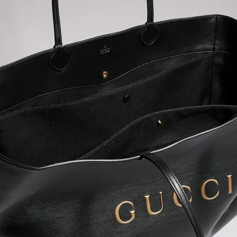 Gucci NY Large Tote Bag / Black Gold Hardware A00B4R AAHG7 1092 Gucci NY Large Tote Bag / Black Gold Hardware A00B4R AAHG7 1092