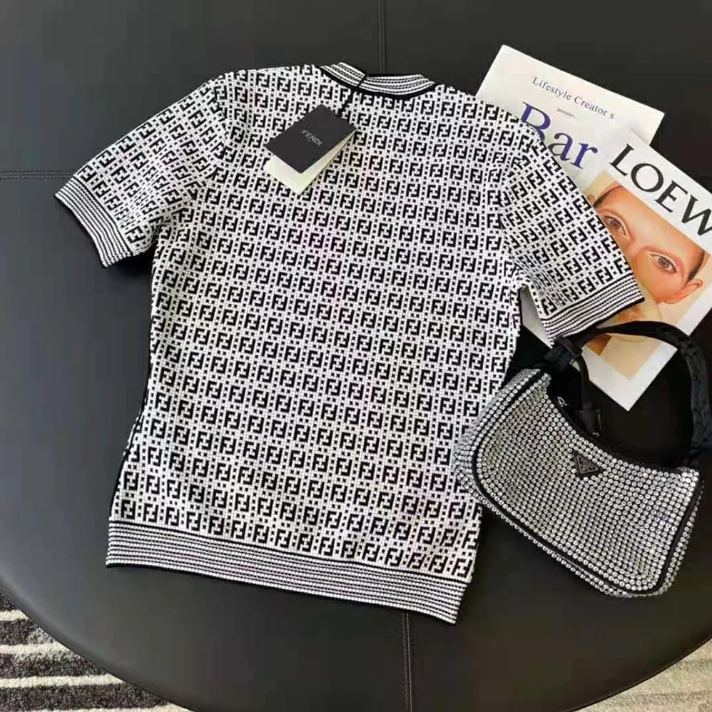 Fendi White Viscose Sweater for Women