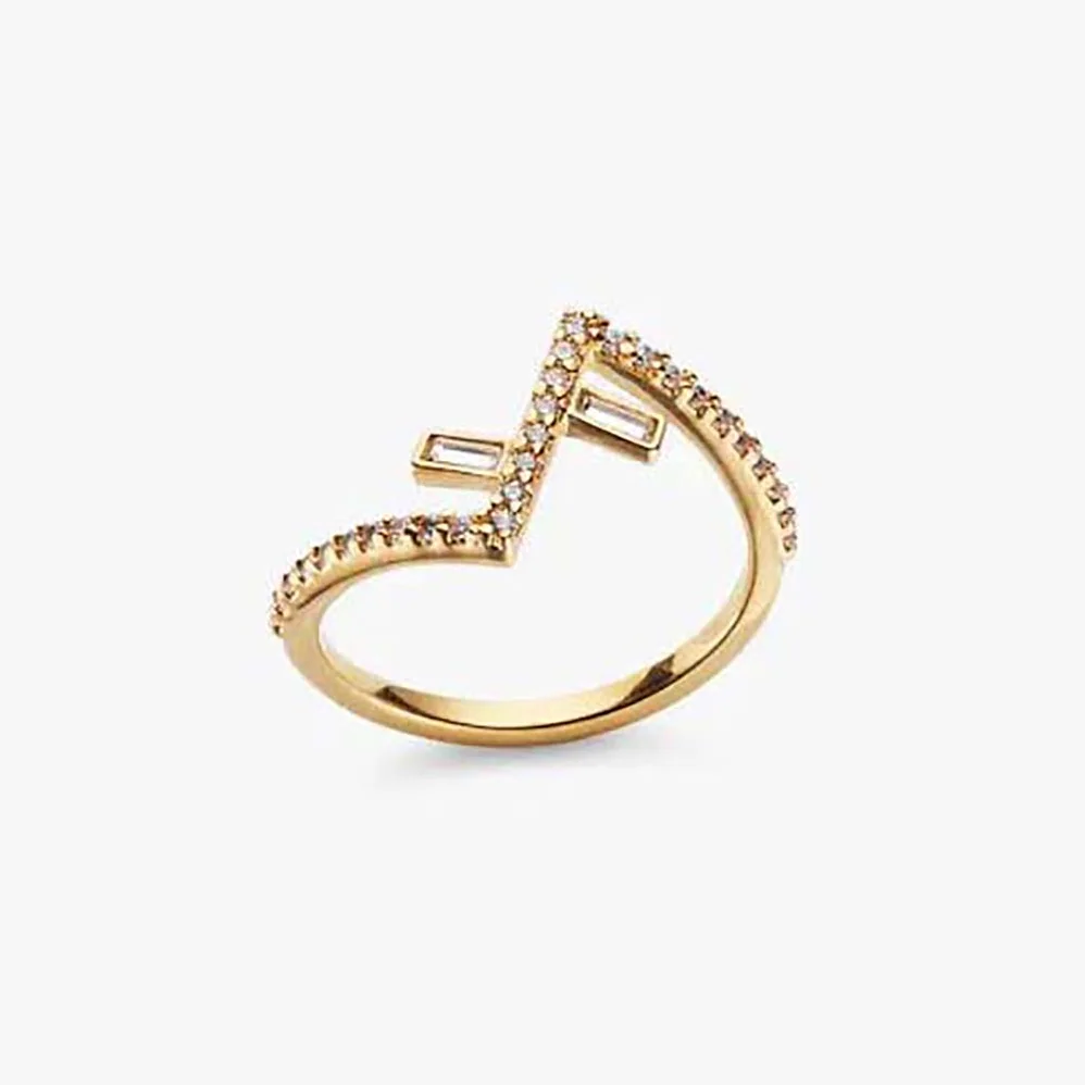 Fendi Fendi First Ring Gold for Women in coloured Fendi Fendi First Ring Gold for Women in coloured
