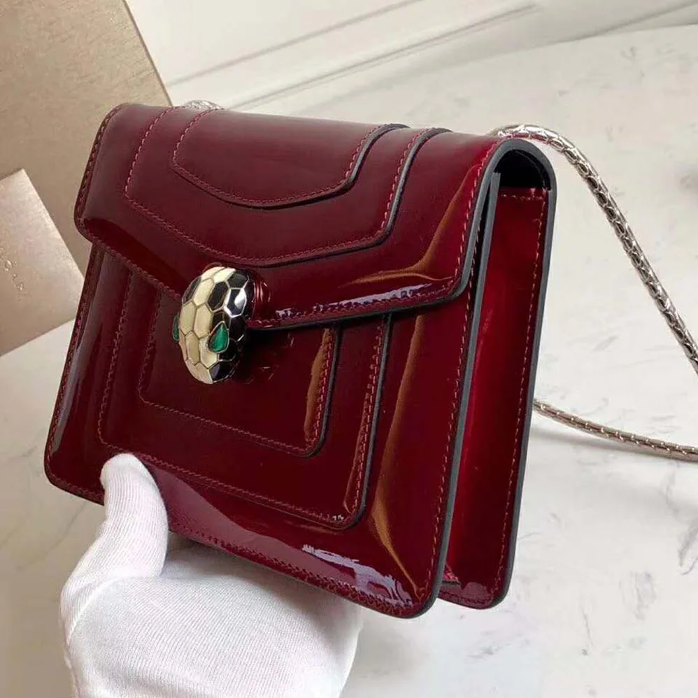 Bvlgari Serpenti Forever Flap Cover for Women in Red Bvlgari Serpenti Forever Flap Cover for Women in Red