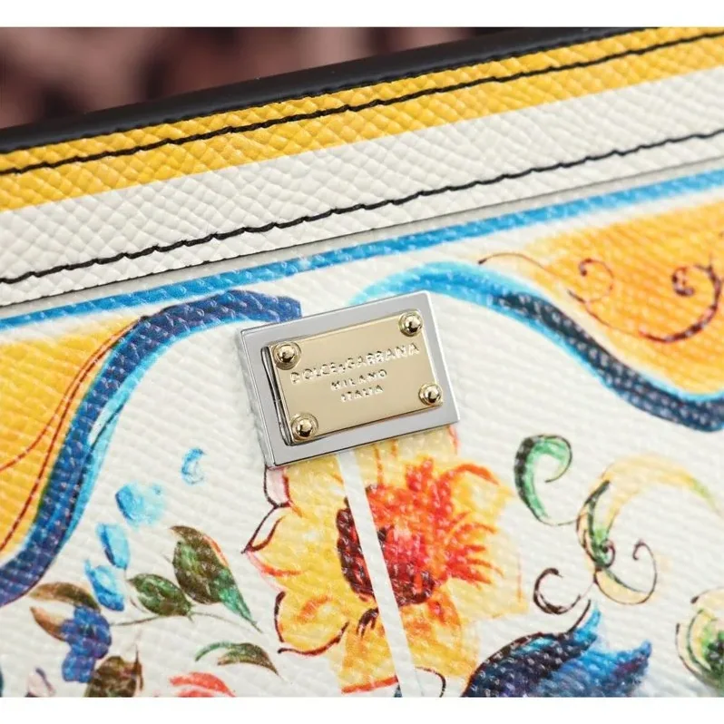 Dolce & Gabbana Sicily Handbag Yellow / Dolce & Gabbana Sicily Handbag Yellow /