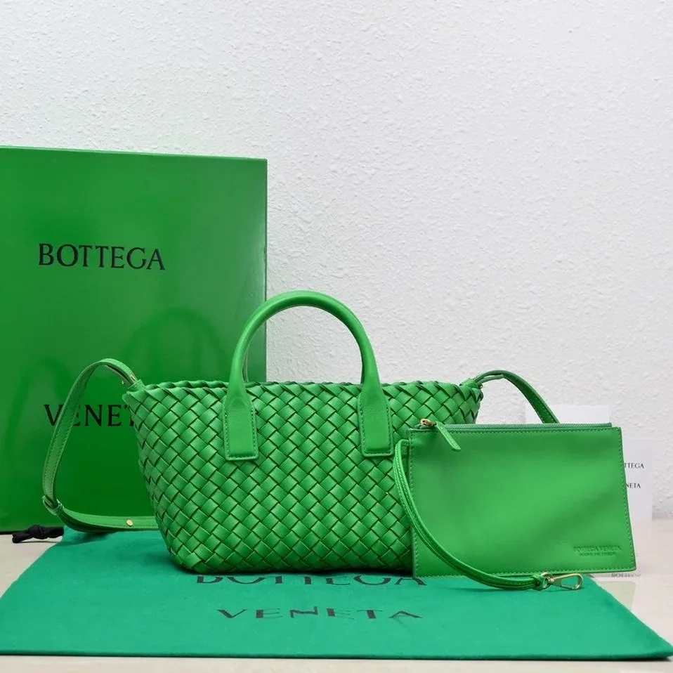 Bottega Veneta Mini Cabat Green Bottega Veneta Mini Cabat Green