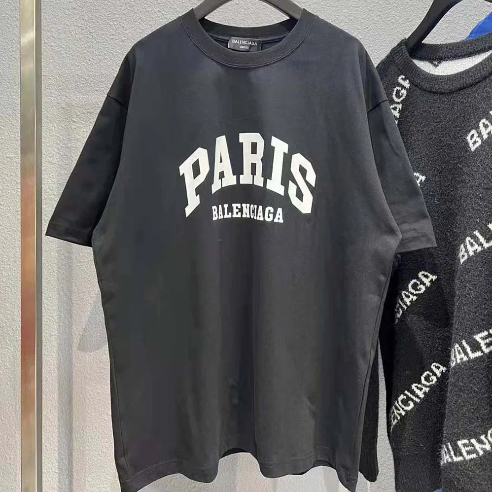 Balenciaga Cities Paris T-shirt Medium Fit in Black for Men