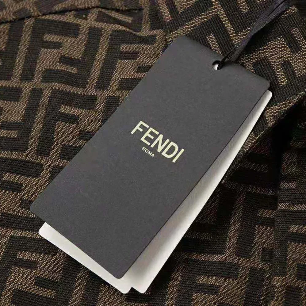 Fendi Blouson Brown Fabric Jacket for Men
