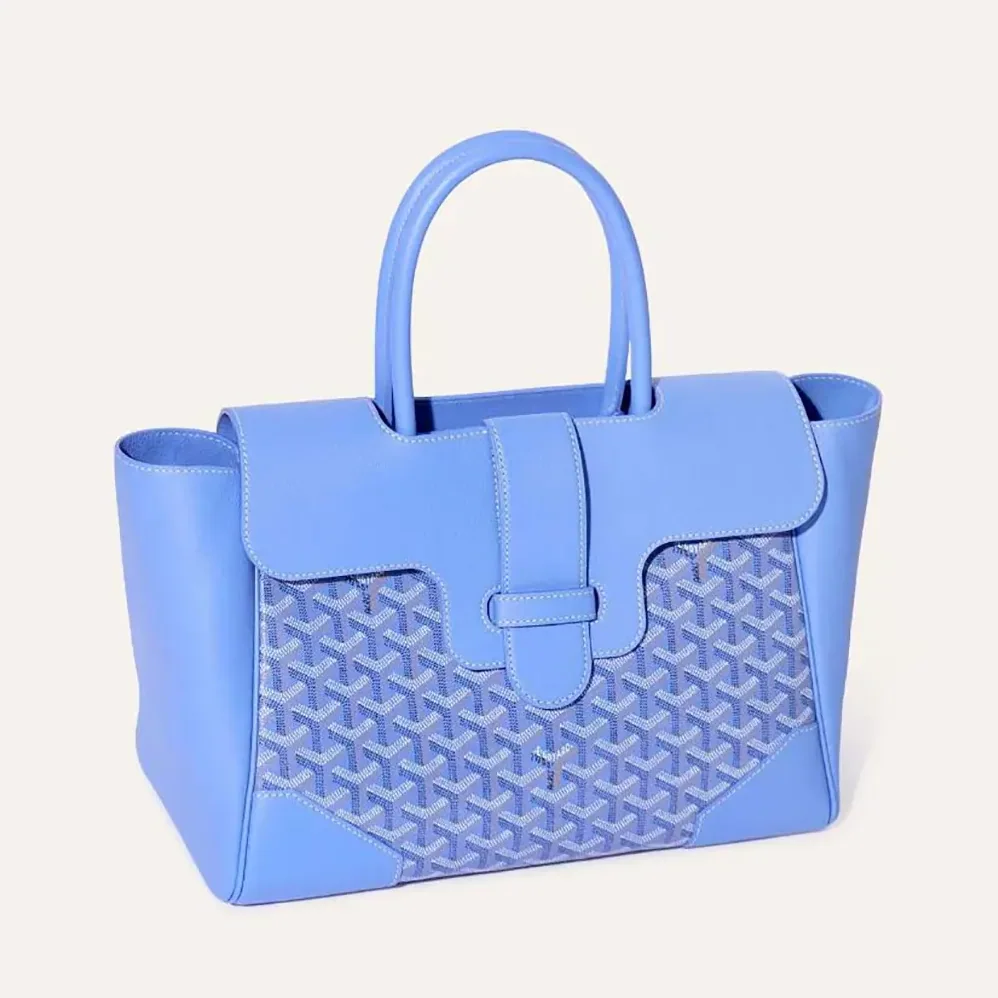 Goyard Saïgon Tote Bag for Women in Blue Goyard Saïgon Tote Bag for Women in Blue