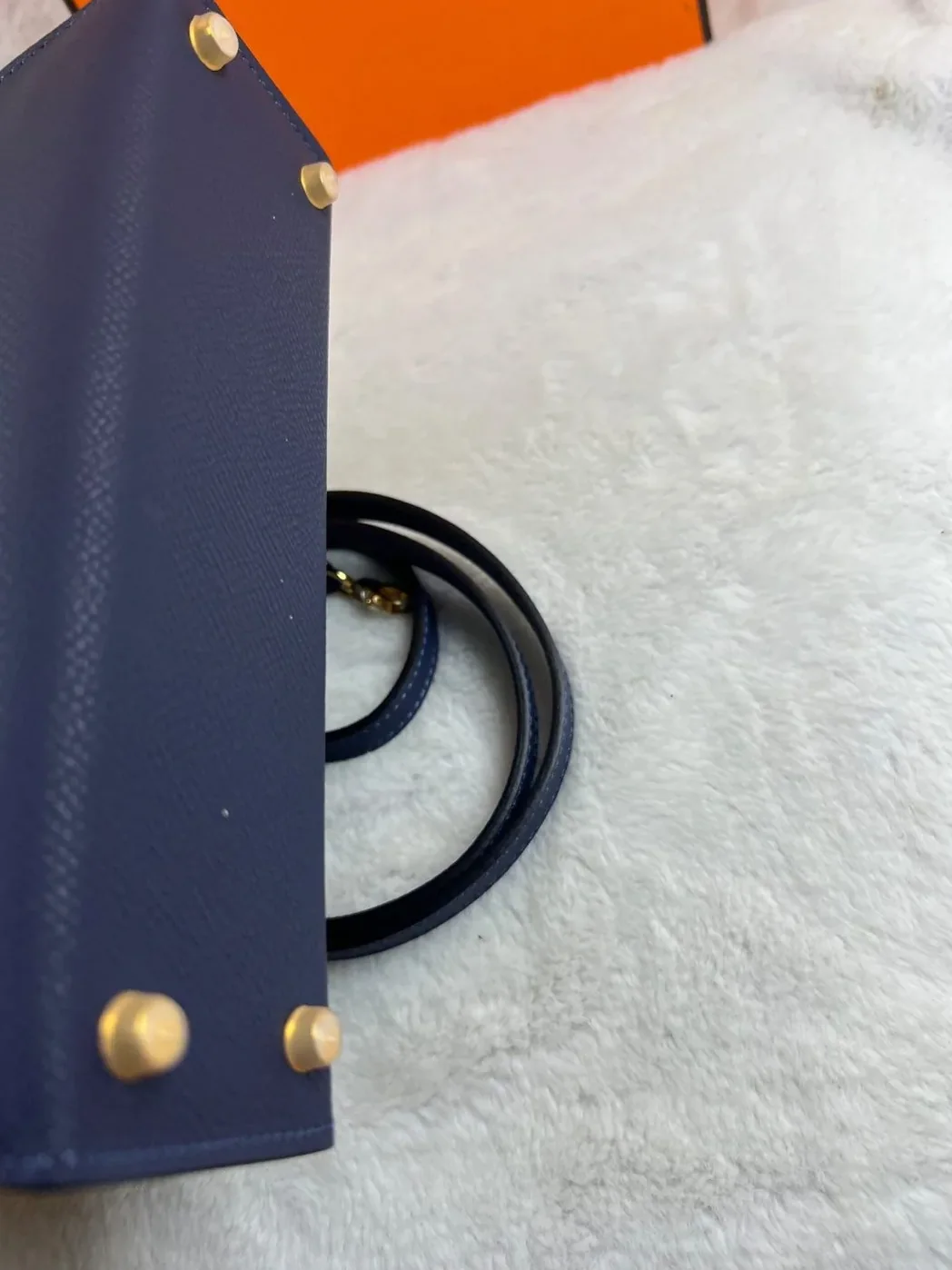 Hermes Kelly 19 Blue France Epsom Bag Hermes Kelly 19 Blue France Epsom Bag