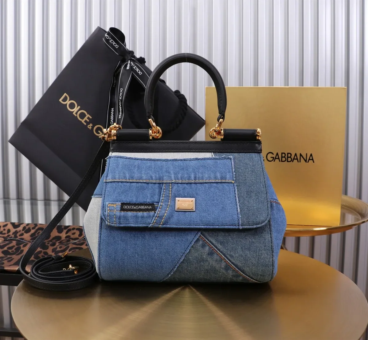 Dolce & Gabbana Sicily Handbag Blue / Dolce & Gabbana Sicily Handbag Blue /