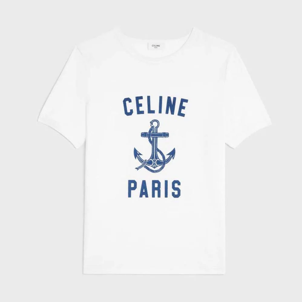 Celine 70'S Anchor T for Men in shirt in Cotton Jersey