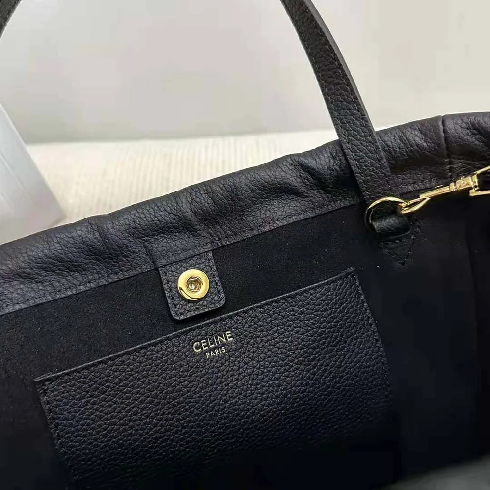 Celine Small Cabas Drawstring Cuir Triomphe in Grained Calfskin for Women Celine Small Cabas Drawstring Cuir Triomphe in Grained Calfskin for Women