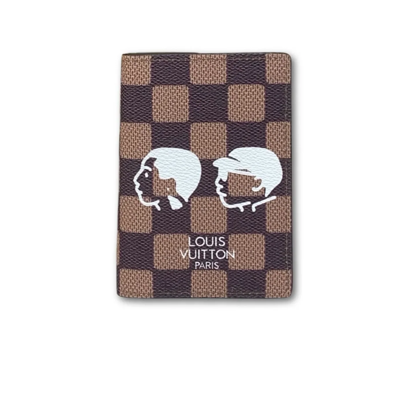 Louis Vuitton Pocket Organizer Damier Wallet Brown /